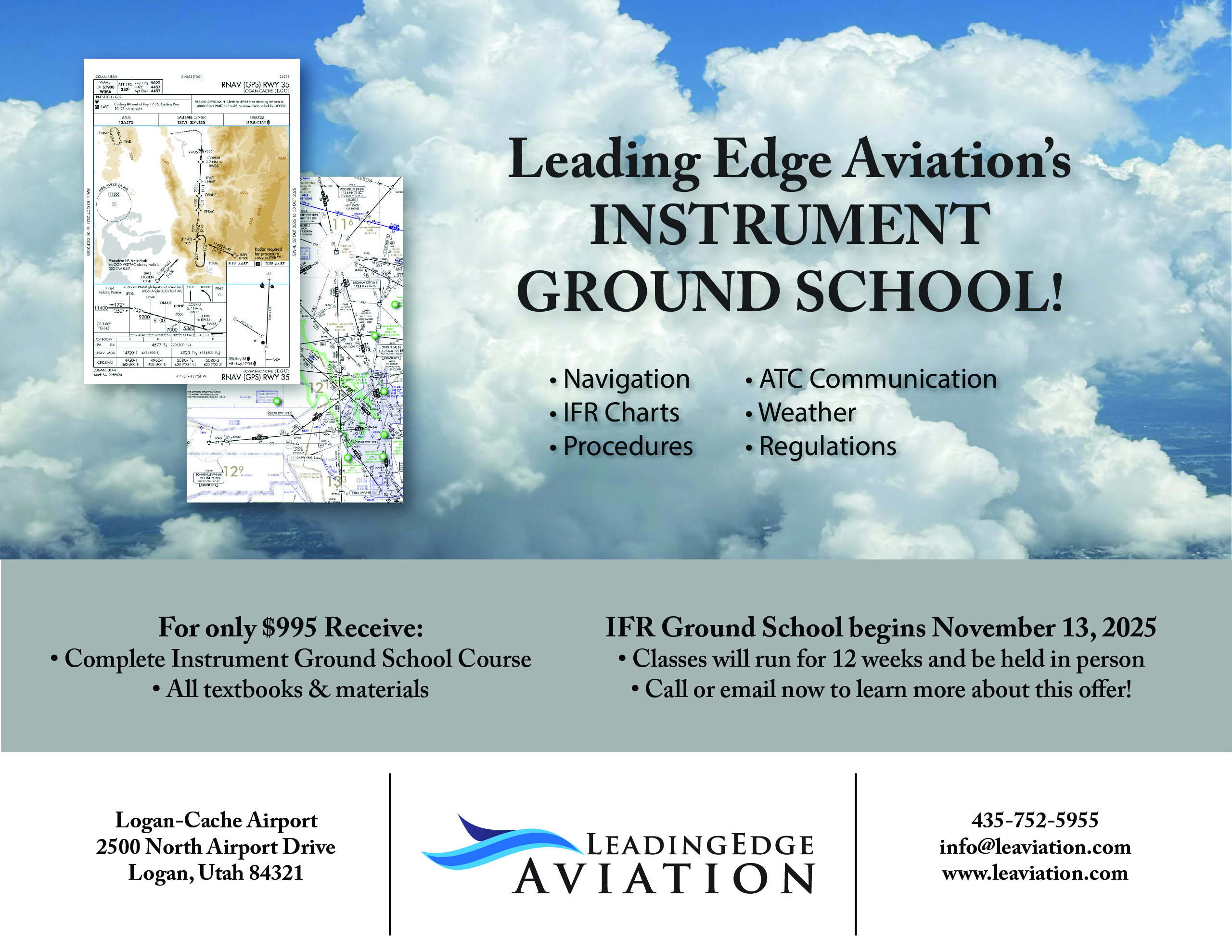 Instrument-Ground-School-scaled (1) give the gift of flight this season! Discovery flight gift certificates. Call 1-877-FLY UTAH