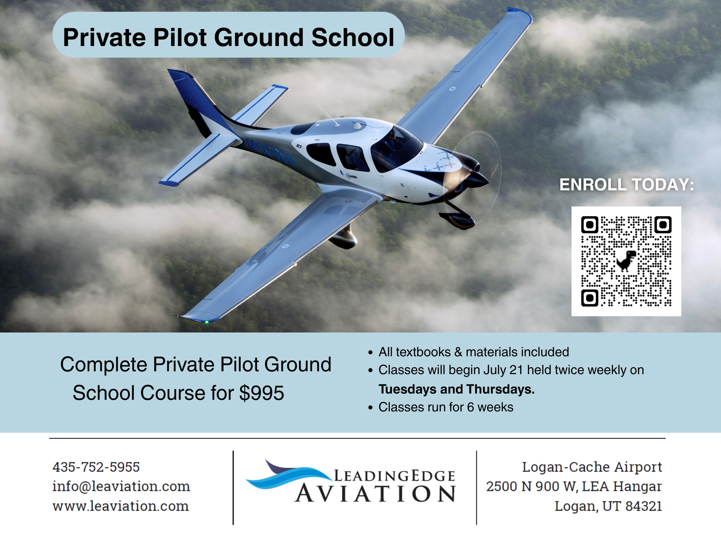 give the gift of flight this season! Discovery flight gift certificates. Call 1-877-FLY UTAH
