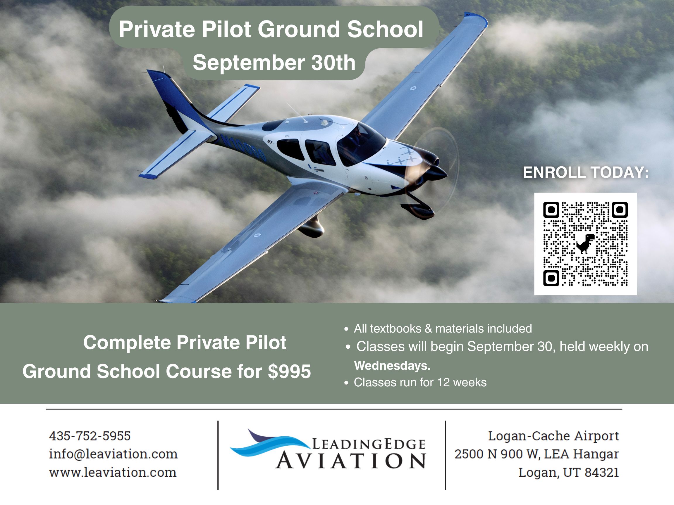 give the gift of flight this season! Discovery flight gift certificates. Call 1-877-FLY UTAH